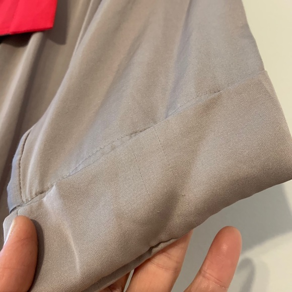 BCBG MaxAzria RUNWAY Gray & Pink Shift Dress Sz S - Picture 8 of 13